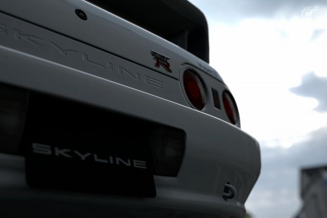 R32 GT-R at Lucerne Chapel Bridge