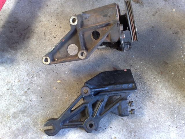 Power Steering Bracket Comparison Side By Side