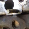 Exhaust Manifold RB20 On RB30 Fouling Line Drawn