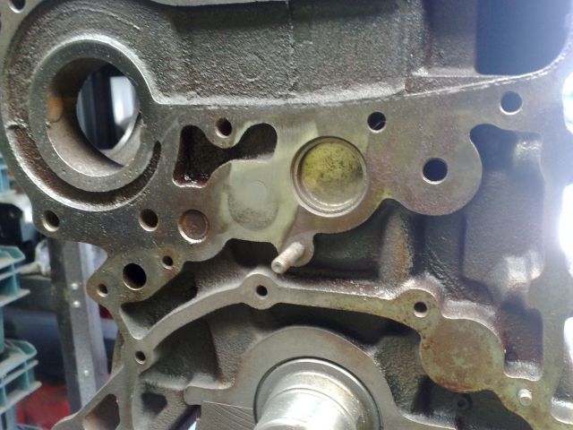 Timing Tensioner 07   Old Stud Ground Off
